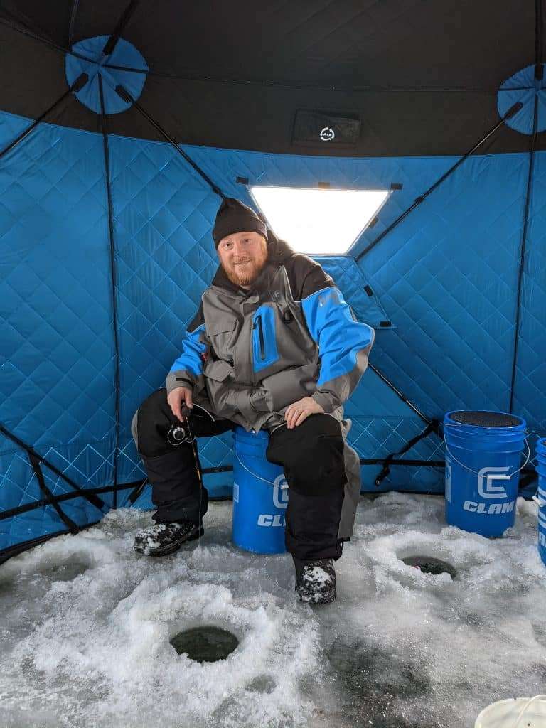 Ice Fishing Shack Rental at POV Resort