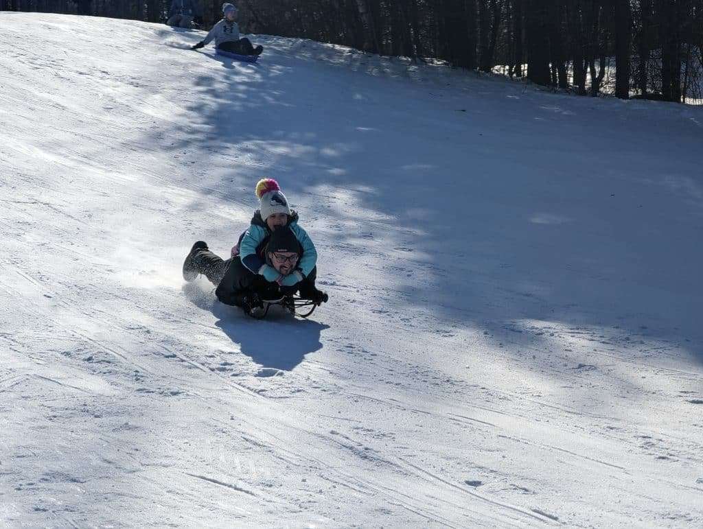 Sledding Nearby POV Resort