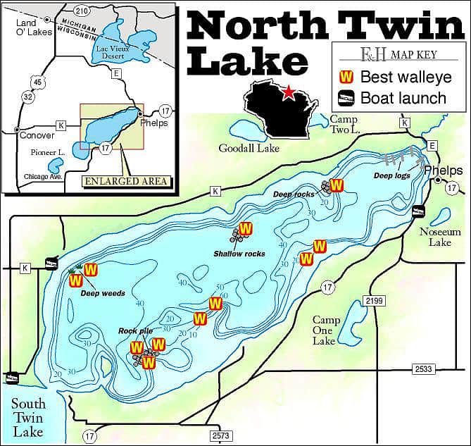 Fishing on North Twin Lake at POV Lake Resort