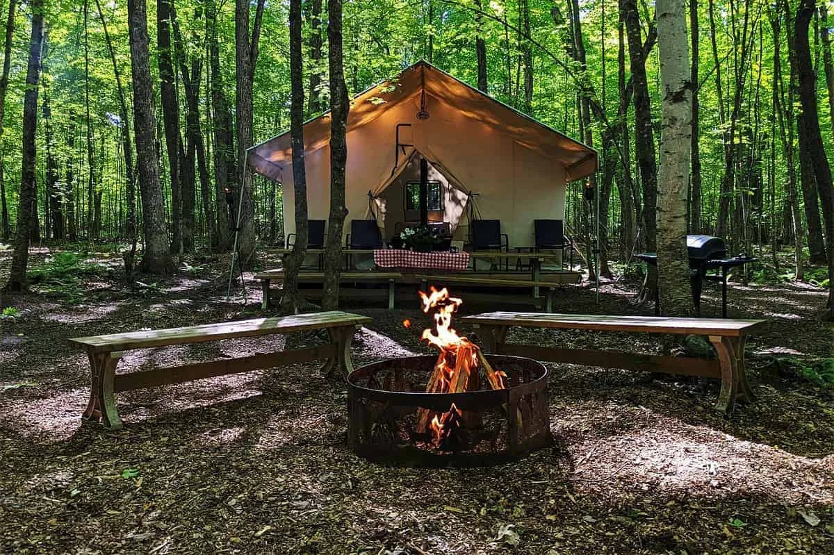 Glamping Wisconsin at POV Lake Resort