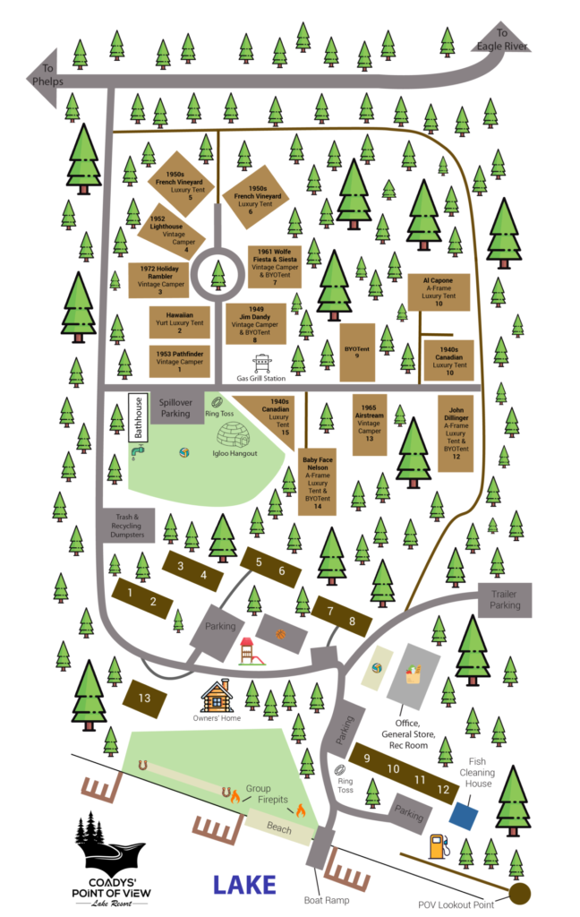 POV Resort Map of the Grounds