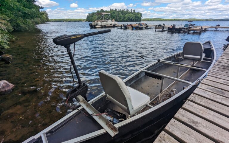 POV Canoe Rental with Trolling Motor