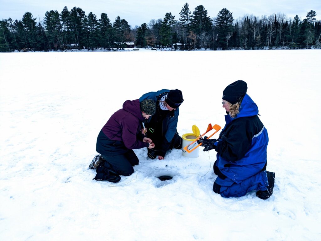 Ice Fishing at POV - the of Best Winter Getaways in Wisconsin