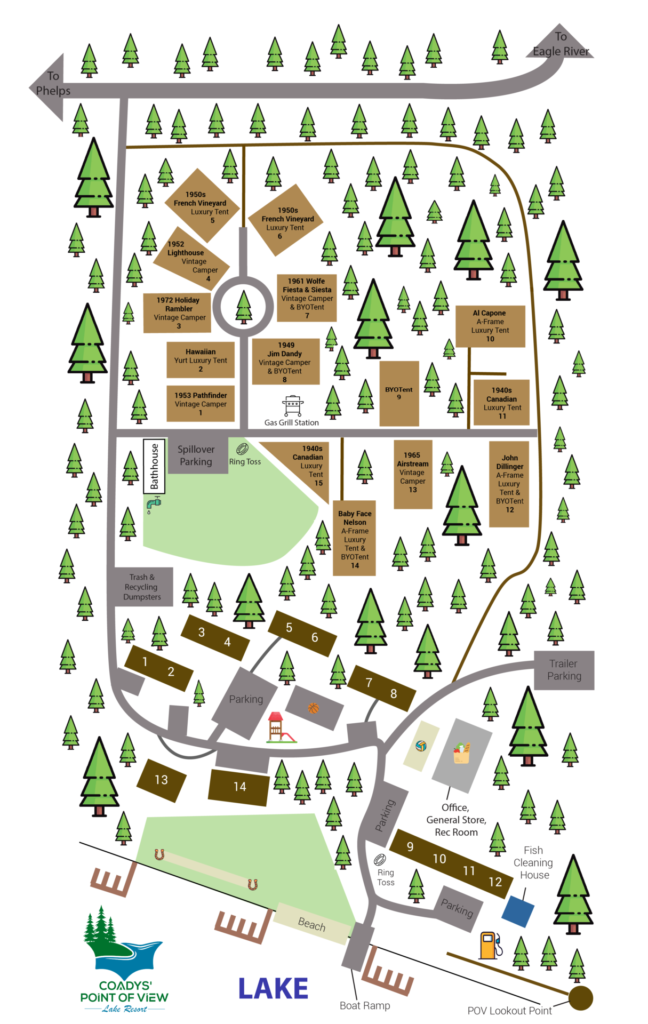 Point of View Resort Map